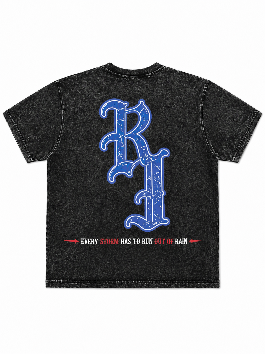 BLACK ACID WASH S.O.F.I TEE
