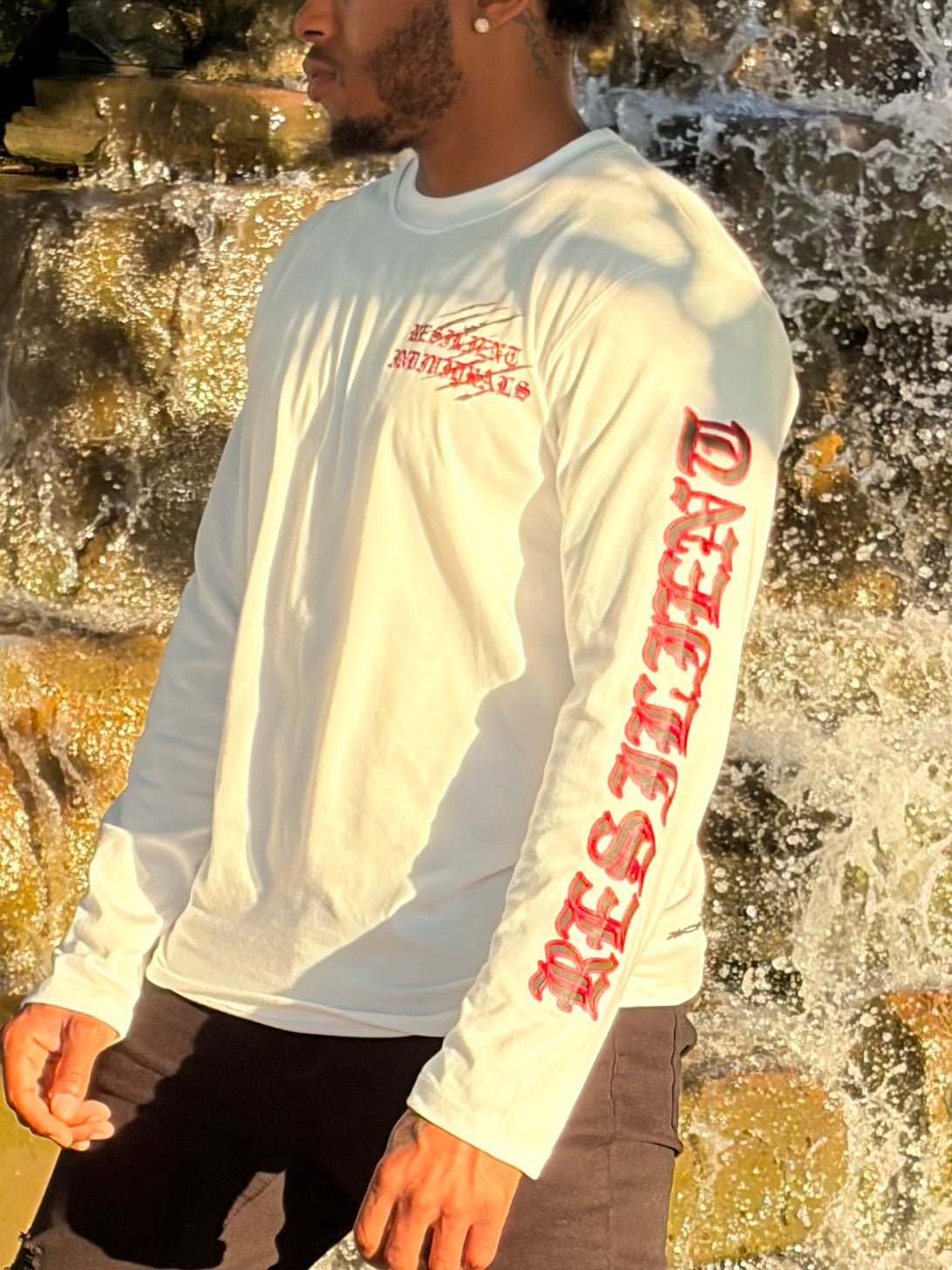 RĮ WHITE LONG SLEEVE SHIRT