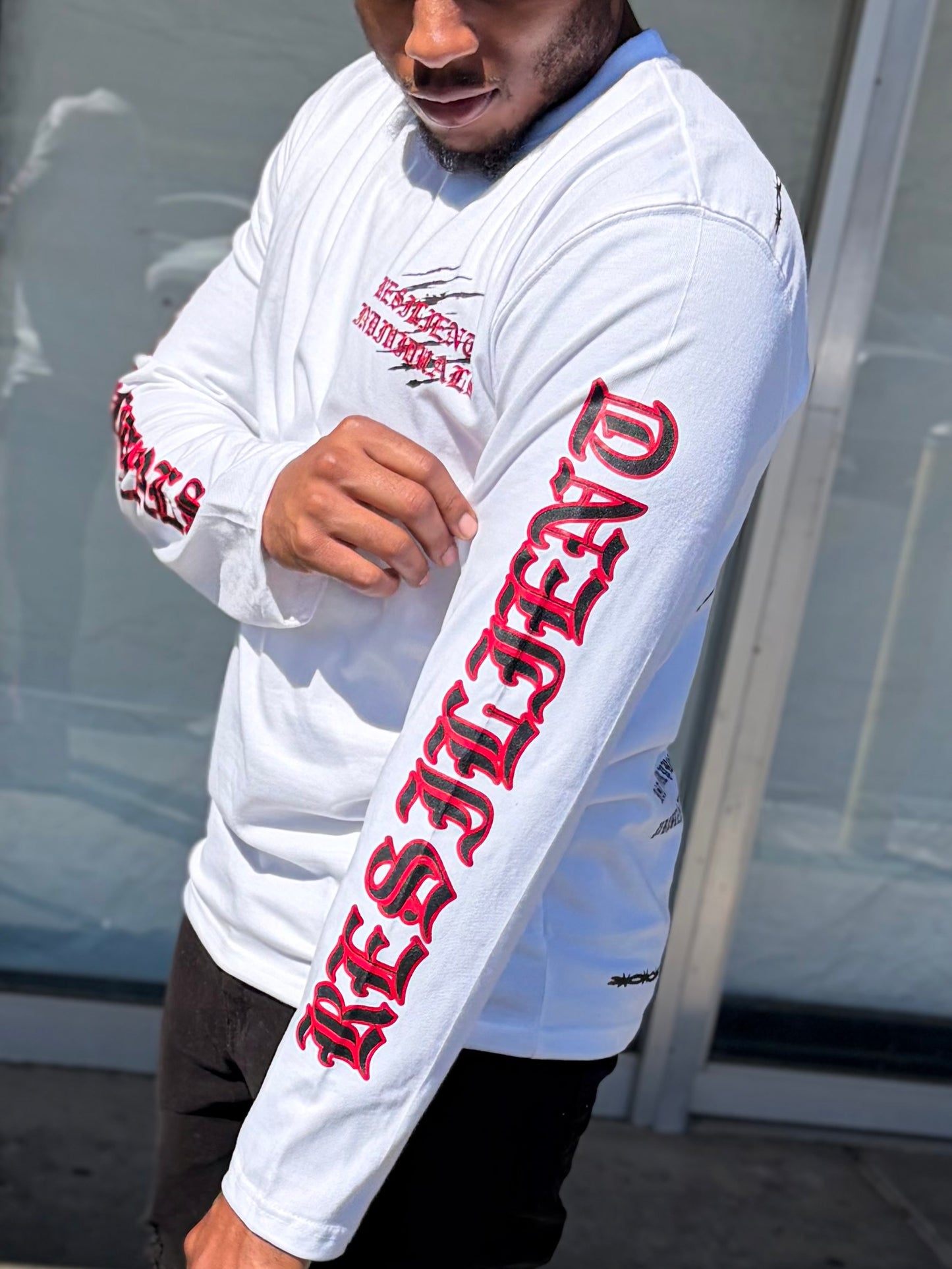RĮ WHITE LONG SLEEVE SHIRT