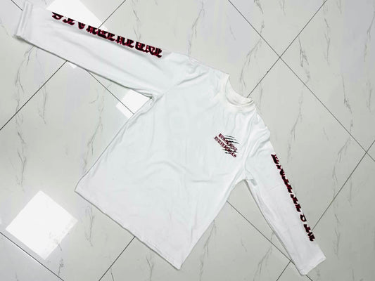 RĮ WHITE LONG SLEEVE SHIRT